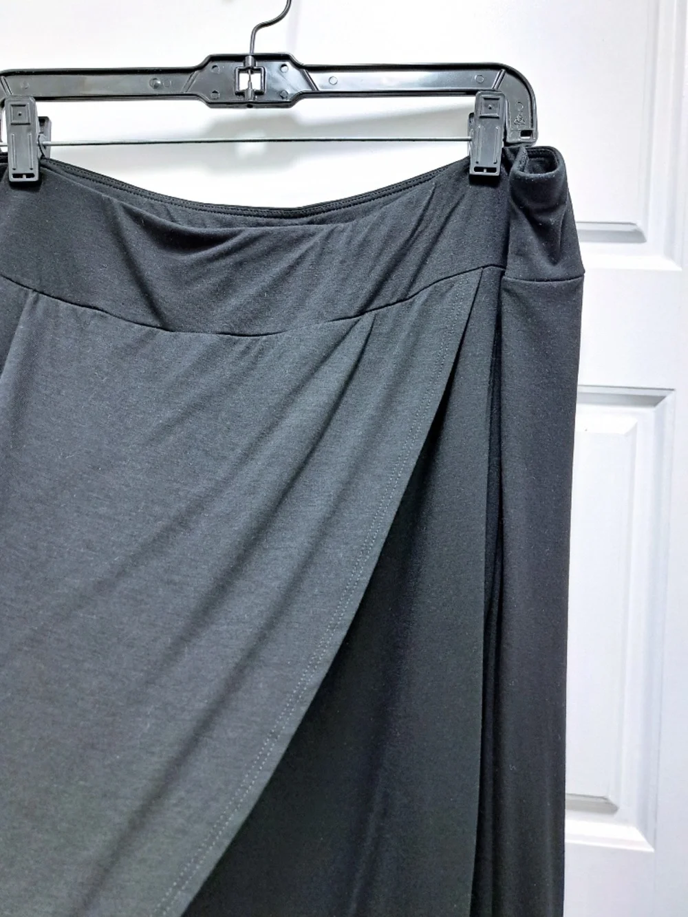Eileen Fisher Faux Wrap Pant Black Size XL - Picture 3 of 12